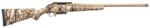 Ruger 26924 American  Full Size 243 Win 3+1 22" Burnt Bronze Cerakote Threaded Barrel, Burnt Bronze Cerakote Steel Receiver w/Picatinny Rail, Go Wild Camo I-M Brush Fixed Synthetic Stock, Right Hand