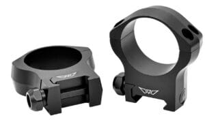 Warne Mountain Tech 35mm Picatinny Scope Ring Set Matte Black