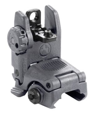 Magpul MBUS Stealth Gray Folding Rear Backup Sight Accessory