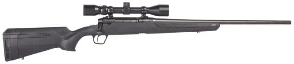 Savage Arms 57259 Axis XP Full Size 6.5 Creedmoor 4+1 22" Matte Black Button-Rifled Barrel, Matte Black Drilled & Tapped Steel Receiver, Matte Black Fixed Synthetic Stock, Weaver Scope 3-9x40mm