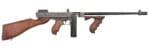 Thompson T1CH 1927A-1 Deluxe 45 ACP Caliber with 18" Barrel, 20+1 Capacity (Stick), Color Case Hardened Metal Finish, American Walnut Stock Wood Grip Right Hand
