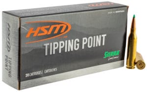 HSM Tipping Point 300 Winchester Magnum 165 Grain Rifle Ammunition