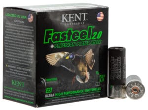 Kent Cartridge Fasteel 2.0 12 Gauge 2-3/4 Inch 2 Shot Steel Ammunition