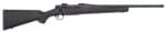 Mossberg 28013 Patriot  450 Bushmaster 4+1 20" Threaded/Fluted Barrel w/Recessed Match Crown, Matte Blued Metal Finish, Spiral-Fluted Bolt, Synthetic Stock, Drop Box Magazine, Adjustable LBA Trigger