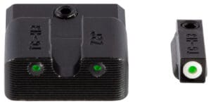 TruGlo Tritium Pro Square Front U-Notch Rear Sight