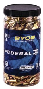 Federal Champion Training 22 LR 36 Grain Copper Plated Hollow Point Ammunition