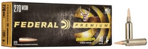Federal Premium 270 WSM 140 Grain Hybrid Hunter Rifle Ammunition