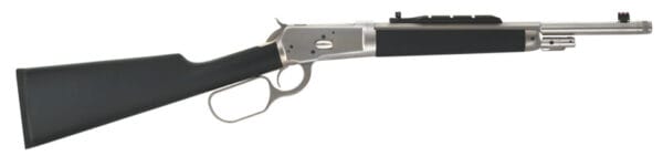 Taylors & Company 220097 1892 Alaskan Take-Down 44 Rem Mag Caliber with 5+1 Capacity, 16.50" Barrel, Matte Chrome Metal Finish & SoftTouch Black Synthetic Stock Right Hand (Full Size)