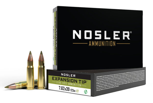 Nosler 40040 E-Tip  7.62x39mm 123gr E Tip Boat Tail 20 Per Box/10 Case