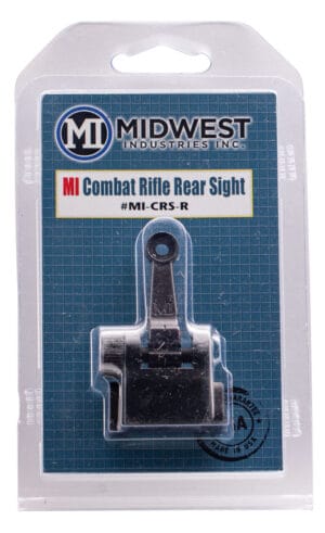 Midwest Industries Combat Rifle Black Flip Up Rear Sight