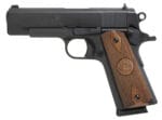 Iver Johnson Arms FALCON Falcon Commander 45 ACP 8+1 4.25" Black Steel Barrel, Matte Blued Serrated Steel Slide, Blued Steel Frame w/Beavertail, Checkered Double Diamond Walnut Grip