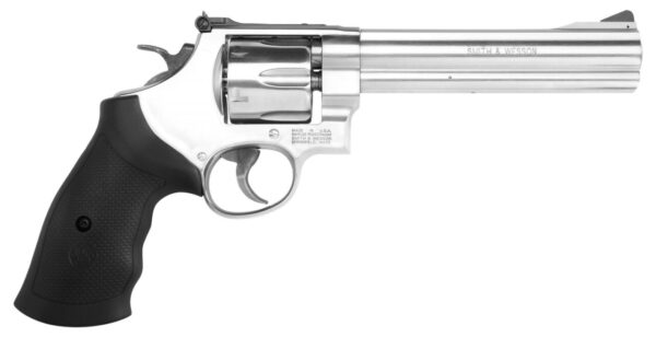 Smith & Wesson 12462 Model 610  N-Frame 10mm Auto/40 S&W 6rd 6.50" Stainless Steel Barrel, Cylinder & Frame, Black Finger Grooved Grip, Internal Lock Safety, Exposed Hammer