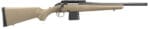 Ruger 26985 American Ranch  Compact 350 Legend 5+1 16.38" Matte Black Threaded Barrel, Matte Black Picatinny Rail Steel Receiver, Flat Dark Earth Fixed Synthetic Stock, Right Hand