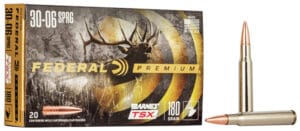 Federal Premium 30-06 Springfield 180 Grain Barnes TSX Rifle Ammunition