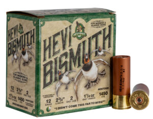 HEVI-Shot HS14702 HEVI-Bismuth  12Gauge 2.75" 1 1/4oz Bismuth 2Shot 25 Per Box/10 Case
