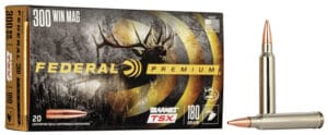 Federal Premium 300 Winchester Magnum 180 Grain Triple Shock X Ammunition