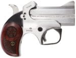 Bond Arms BATD Texas Defender 45 Colt (LC)/410 Gauge 2rd 3" Barrel, Stainless Metal Finish, Rosewood Grip, Blade Front/Fixed Rear Sights, Manual Safety
