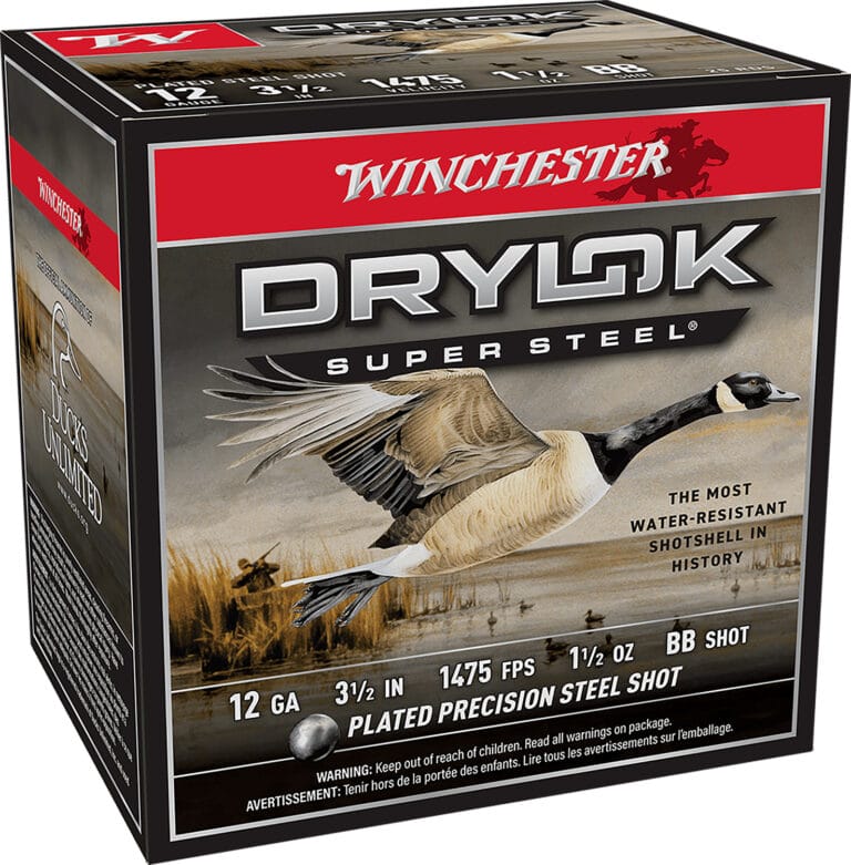 Winchester Drylok Super Steel 12 Gauge 3.5 Inch Number BB Shotgun Ammunition