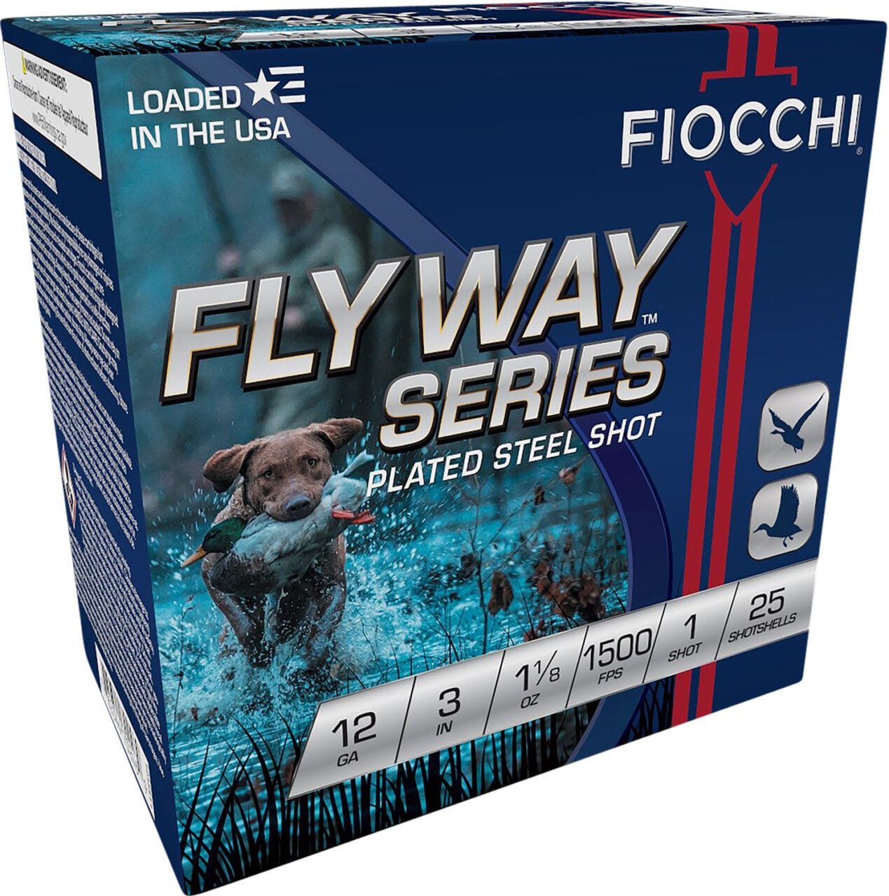 Fiocchi Flyway 12 Gauge 3 Inch Number 1 Steel Shotgun Ammunition 1 Fiocchi Flyway 12 Gauge 3 Inch Number 1 Steel Shotgun Ammunition