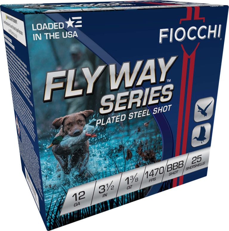 Fiocchi Flyway 12 Gauge 3.5 Inch 1 3/8oz Number BBB Steel Shotgun Ammunition