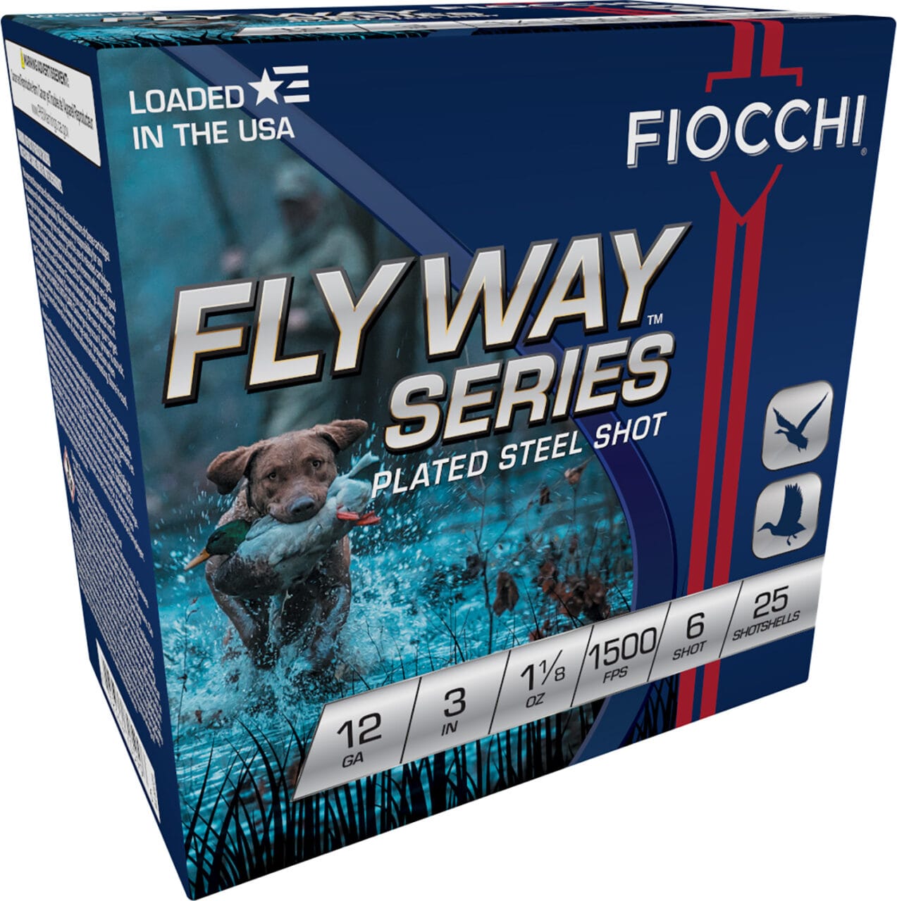 Fiocchi Flyway 12 Gauge 3 Inch 1 1/8oz Number 6 Shot 25 Round Shotgun Ammunition 1 Fiocchi Flyway 12 Gauge 3 Inch 1 1/8oz Number 6 Shot 25 Round Shotgun Ammunition