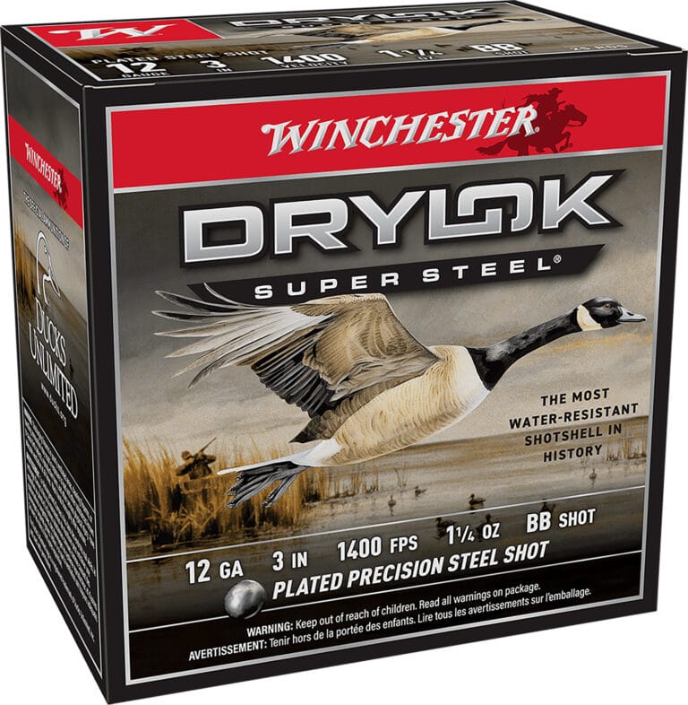 Winchester Drylok Super Steel Magnum 12 Gauge High Velocity Shotgun Ammunition