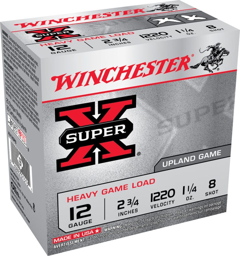 Winchester Super X Heavy Game Load 12 Gauge 2-3/4 Inch Number 8 Shot Ammunition