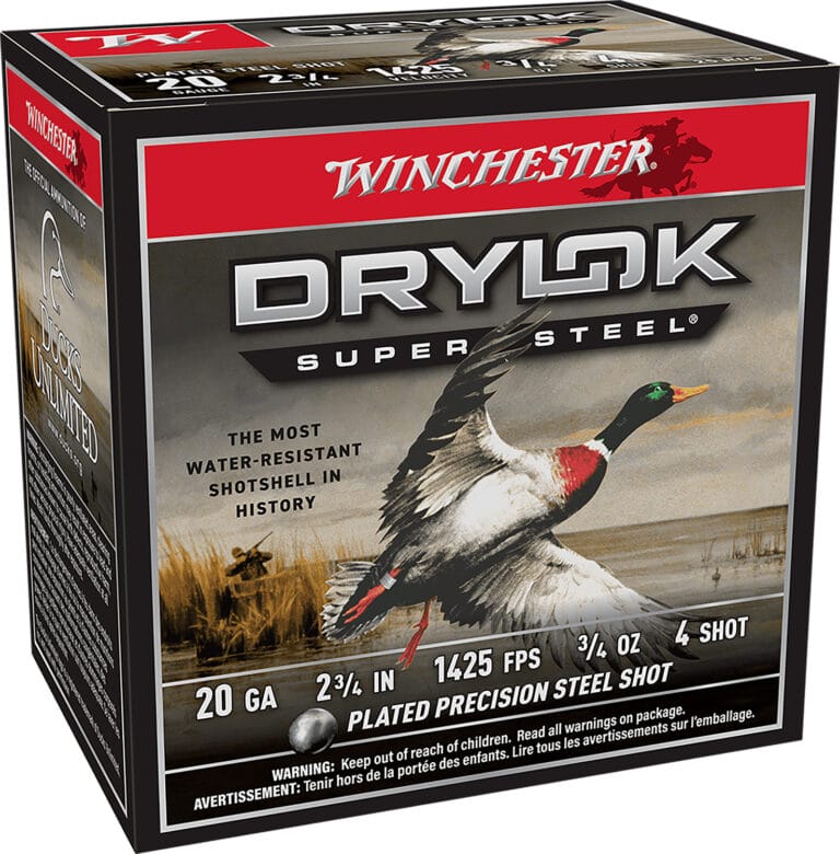 Winchester Drylok Super Steel Magnum 20 Gauge High Velocity Shotgun Ammunition