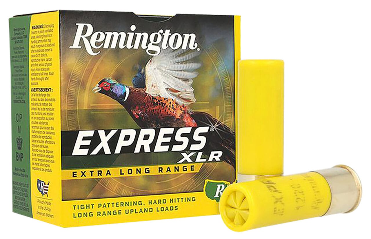 Remington Express XLR 20 Gauge 2-3/4 Inch Shotgun Ammunition 1 Remington Express XLR 20 Gauge 2-3/4 Inch 1oz Number 7.5 Shot 25 Round Shotgun Ammunition