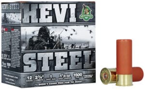Hevishot Hevi-Steel 12 Gauge 2.75 Inch Number 1 Shot 25 Round Shotgun Ammunition
