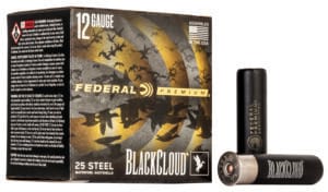 Federal Premium Black Cloud FS 12 Gauge 3.5 Inch 1.5oz Number 3 Shot 25 Round Shotgun Ammunition
