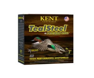 Kent Cartridge TealSteel 20 Gauge 3 Inch 6 Shot 25 Round Shotgun Ammunition