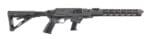 Ruger 19122 PC Carbine  9mm Luger 17+1 16.12" Threaded/Fluted Barrel, Type III Hard Coat Anodized Aluminum Alloy Receiver, Adjustable Magpul MOE Stock, M-LOK Accessory Slots, Optics Ready