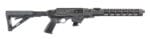 Ruger 19124 PC Carbine  9mm Luger 10+1 16.12" Threaded/Fluted Barrel, Type III Hard Coat Anodized Aluminum Alloy Receiver, Magpul 6 Position MOE Stock, M-LOK Accessory Slots, Optics Ready