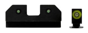 XS Sights R3D 3-Dot Green Tritium Night Sight Set for Glock Pistol