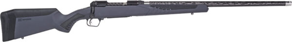 Savage Arms 57582 110 UltraLite 300 WSM 2+1 24" Carbon Fiber Wrapped Barrel, Black Melonite Rec, Gray AccuStock with AccuFit
