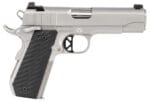 Dan Wesson 01827 V-Bob  45 ACP 8+1 4.25" Match Grade Barrel, Forged Stainless Steel Frame w/Beavertail, Serrated Bead Blasted Stainless Steel Slide, Black G10 Grip
