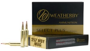 Weatherby Select Plus 257 Weatherby Magnum 110 Grain Hornady ELD-X Ammunition
