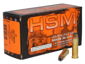 HSM 35723N Pro Pistol 357 Mag 158 gr Jacketed Hollow Cavity 50 Per Box/ 10 Case