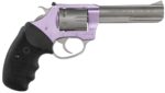 Charter Arms 52242 Pathfinder Lite 22 LR 8rd 4.20" Matte Stainless Stainless Steel Barrel, Lavender Aluminum Frame, Matte Stainless Cylinder, Black Finger Grooved Rubber Grip, Exposed Hammer