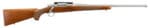 Ruger 57125 Hawkeye Hunter Full Size 204 Ruger 5+1 24" Satin Stainless Steel Threaded Barrel, Picatinny Rail Steel Receiver, Fixed American Walnut w/Pistol Grip Stock