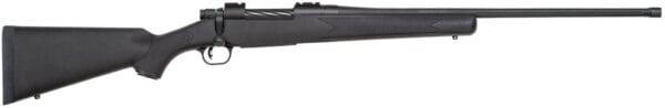 Mossberg 28131 Patriot  7mm Rem Mag 3+1 24" Threaded/Fluted Barrel w/Recessed Match Crown, Matte Blued Metal Finish, Spiral-Fluted Bolt, Synthetic Stock, Drop Box Magazine, Adjustable LBA Trigger