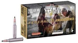 Federal Premium 280 Ackley Improved 140 Grain Trophy Copper Rifle Ammunition