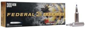 Federal Premium Terminal Ascent 300 Winchester Short Magnum 200 Grain Rifle Ammunition