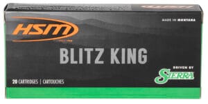 HSM Varmint 22-250 Remington 55 Grain Sierra BlitzKing Ammunition