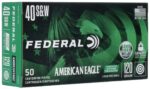 Federal American Eagle 40 S&W 120 Grain Lead Free Indoor Range Training Ammunition