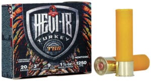 Hevishot HEVI-18 TSS 20 Gauge 3 Inch Tungsten Number 9 Shot 5 Round Shotgun Ammunition