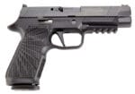 Wilson Combat SIGWCP320F9BATS P320  9mm Luger 17+1 4.70" Black Steel Barrel, Black DLC Serrated Stainless Steel Slide, Black Polymer Frame w/Picatinny Rail, Straight Trigger, Black Polymer Grip