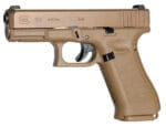 Glock PX1950701 G19X  Compact 9mm Luger 10+1 4.02" Black GMB Barrel, Coyote nPVD Serrated Slide, Coyote Brown Cerakote Polymer Frame w/Accessory Rail, Coyote Brown Textured Polymer Grip Ambidextrous