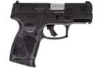 Taurus 1G3C931 G3C  Compact Frame 9mm Luger 12+1 3.26" Matte Stainless Steel Barrel, Matte Black Tenifer Serrated Steel Slide, Black Polymer Frame w/Picatinny Rail, Black Polymer Grip, Right Hand